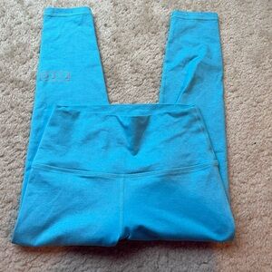 Fleo 21” Heathered bounce robins egg blue Leggings